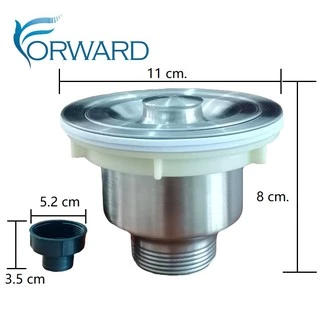 สะดืออ่าง ตะกร้าสเเตนเลสอ่างล้างจาน สะดืออ่างล้างจาน kitchen stainless sink strainer basket for sink waste plug stopper