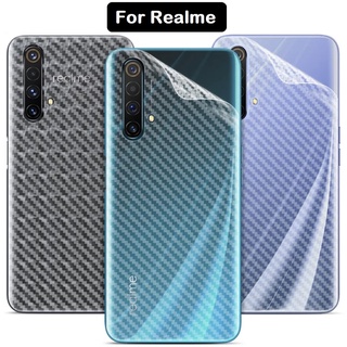 ❌พร้อมส่ง❌ ฟิล์มหลัง Realme 5 / 5i / 5s / 6 / 6i  ฟิล์มกันรอย เคฟล่า