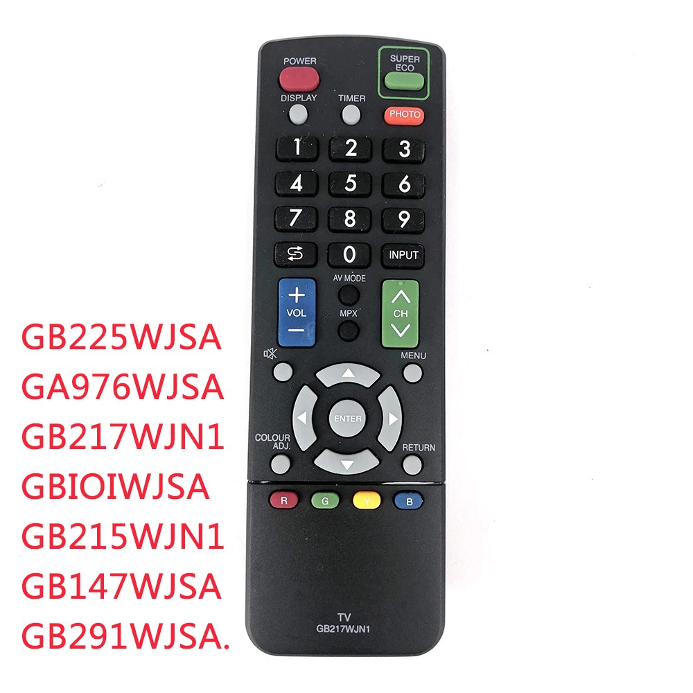 Sharp GB217WJN1 Oringinal Smart TV REMOTE LED LCD TV รีโมทคอนโทรล RM-L1238 สําหรับ GB225WJSA GA976WJSA GB217WJN1 GA291IWJSA GB215WJN1 GB147SA GB