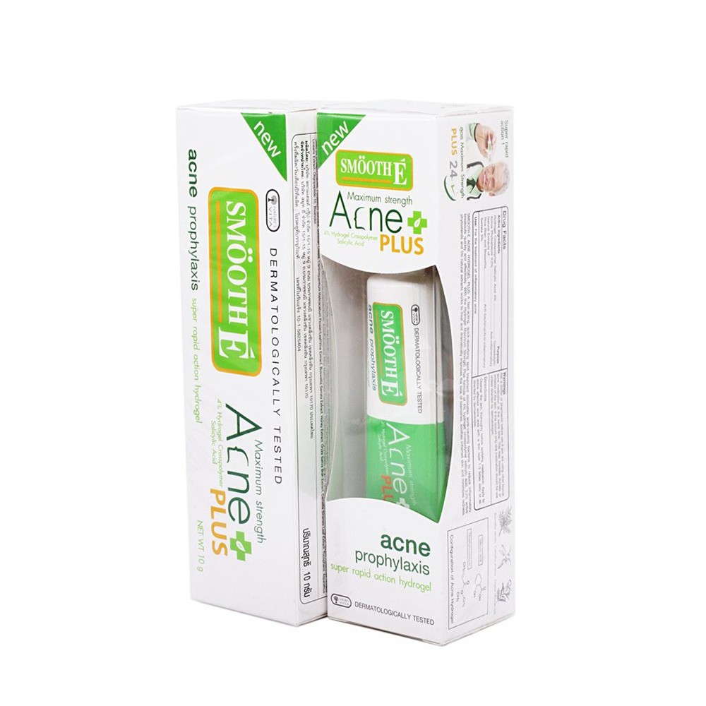 SMOOTH-E Acne Hydrogel Plus เจลแต้มสิว 10g — صورة 3