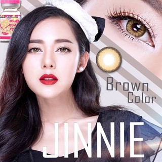 jinnie brown พร้อมส่งสายตาปกติและค่าสายตา (kittykawaii)