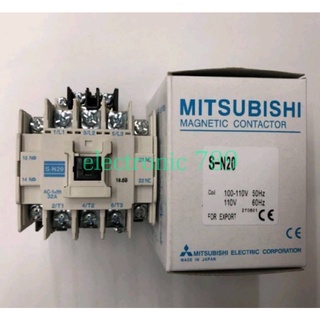 S-N20 AC24V AC110V AC220V AC380V ญี่ปุ่น Mitsubishi AC contactor  ถูกที่สุดและมั่นใจในบริการ