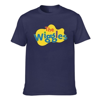 เสื้อยืด ผ้าฝ้าย พิมพ์ลายโลโก้ The Wiggles สําหรับผู้ชายS-5XL