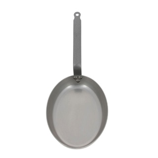 de Buyer 5111.32 Steel Fish Frypan - Oval - Carbon Plus / กระทะเหล็ก