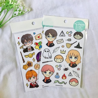 (สติกเกอร์พร้อมส่ง) สติกเกอร์แฮรี่ พอตเตอร์ Fanart Harry Potter sticker สินค้าจากแบรนด์ stickery kim