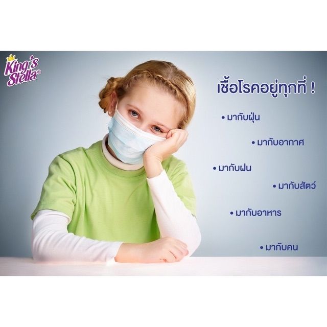 King's stella hygienic สเปรย์คิงส์สเตลล่า ไฮจีนิค สเปรย์ฆ่าเชื้อโรคในอากาศและพื้นผิว300มล. ปรับอากาศ รูปที่ 5