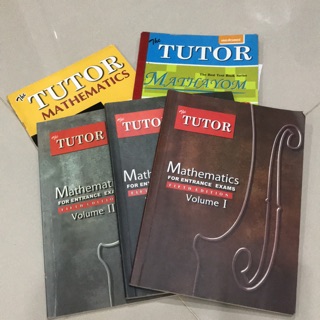 หนังสือ Tutor คณิตศาสตร์ 5 เล่ม