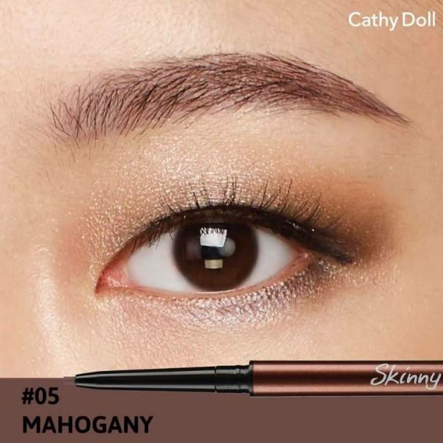 ดินสอเขียนคิ้ว Cathy Doll Skinny brow Pencil รูปที่ 2