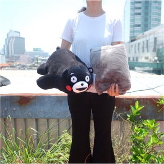 ตุ๊กตา หมอนผ้าห่ม Kumamon หมีคุมะมง นุ่มนิ่ม 16นิ้ว (100x150cm)