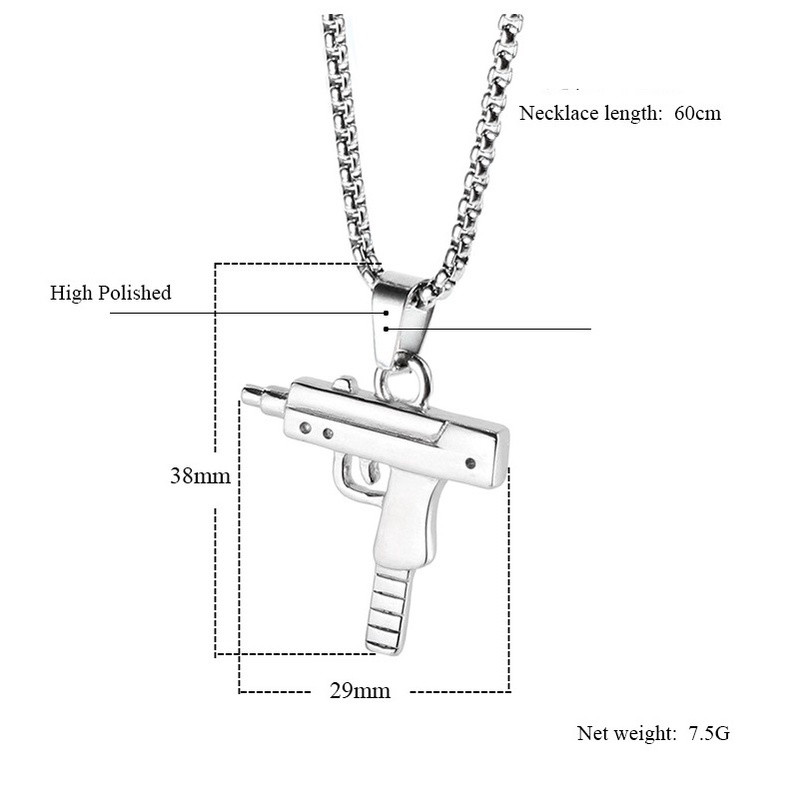 สร้อยคอ พร้อมจี้ สไตล์พังก์ แฟชั่นสําหรับผู้ชาย - รูปที่ 7