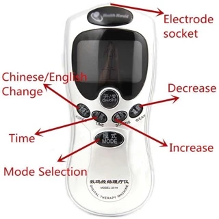 เครื่องกระตุ้นกล้ามเนื้อDigital Therapy Machineหน้า​จอ​มี​ไฟ​LED (สี​ขาว)