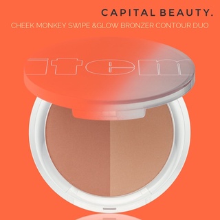 ITEM BEAUTY Cheek Money Swipe&amp;Glow Bronzer Contour Duo - Mood Vibez