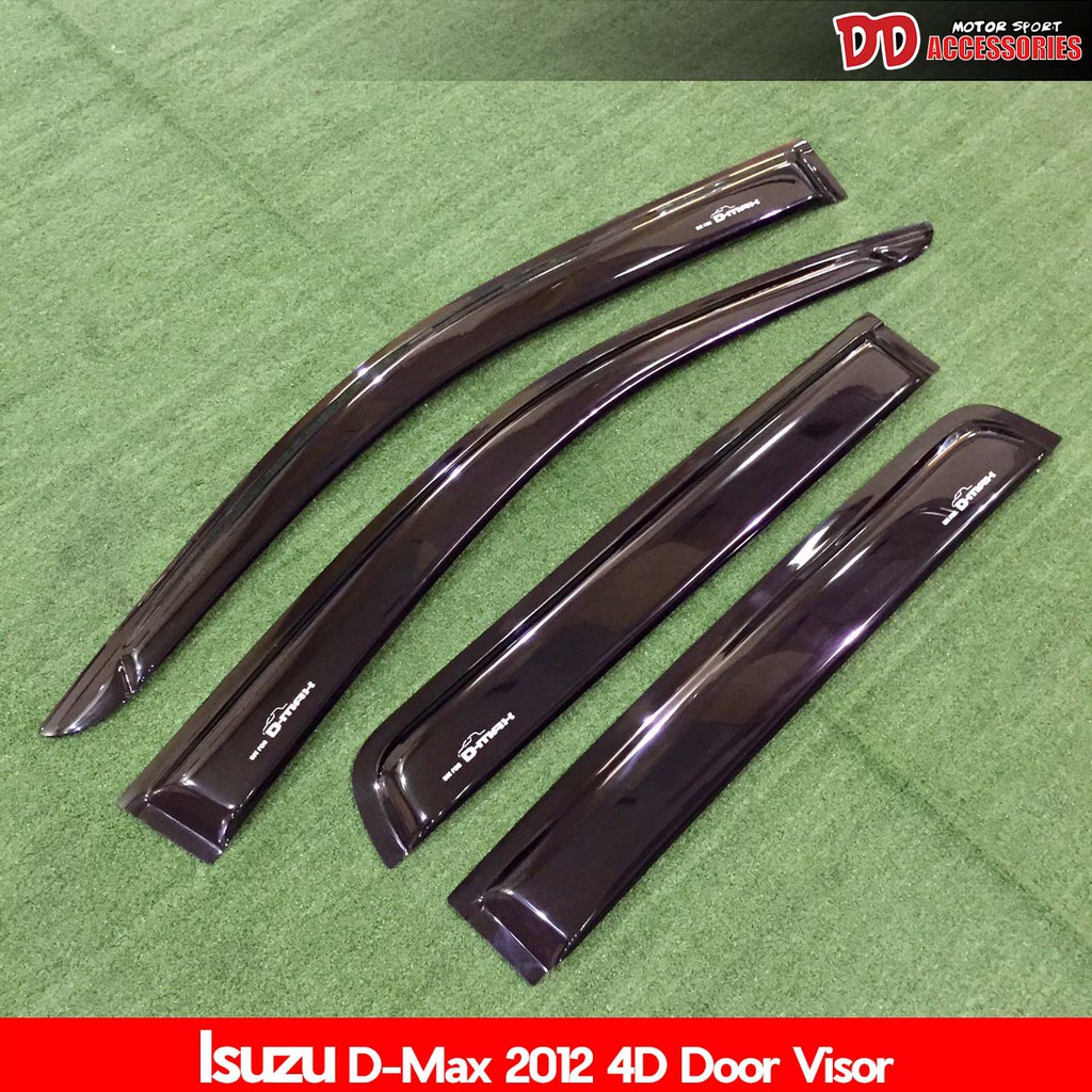 กันสาด Isuzu Dmax 2012 2014 2016 2018 สีดำ ราคาพิเศษ ลดพิเศษ 2 ประตู 2 ประตู+แค๊ป 4 ประตู