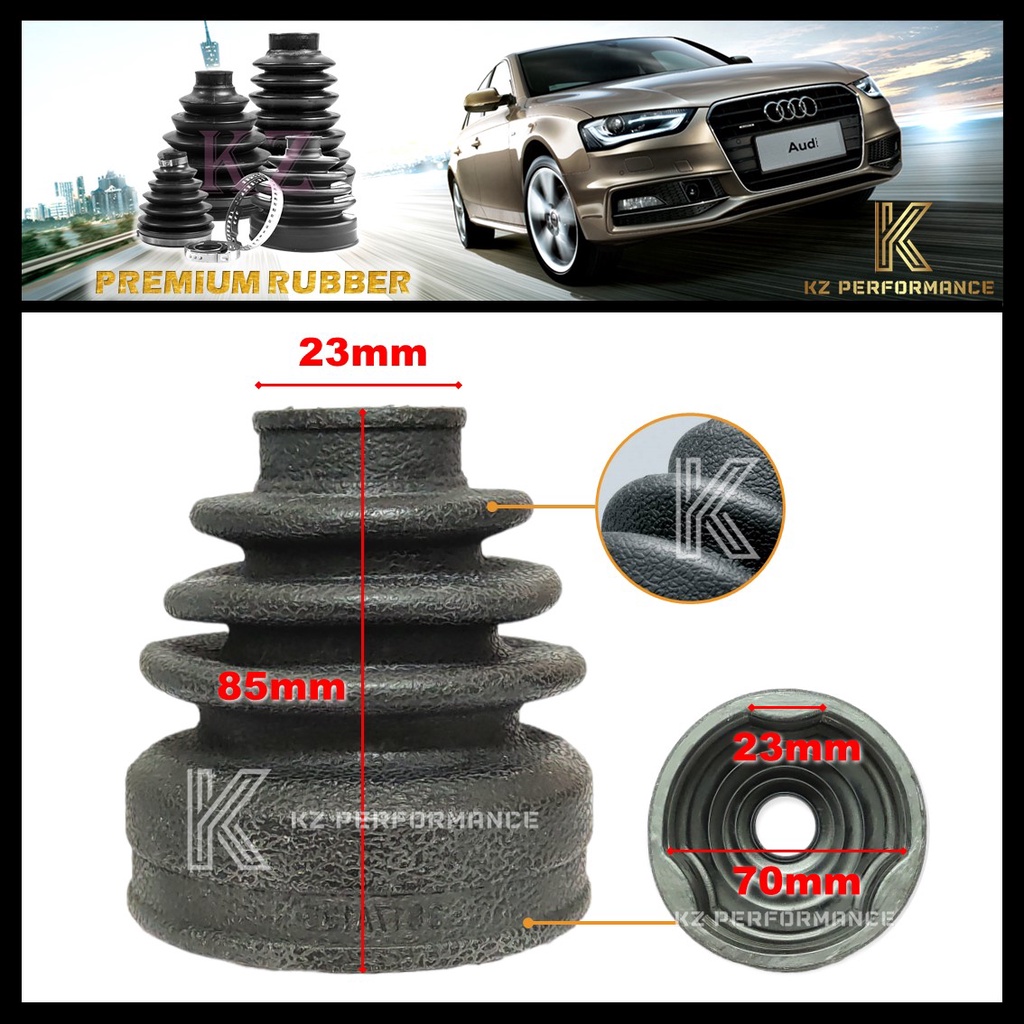 MITSUBISHI ASX GA2W / MITSUBISHI CY4A / PROTON INSPIRA / 23MM - 70MM / DRIVE SHAFT BOOT IN / 3817A13