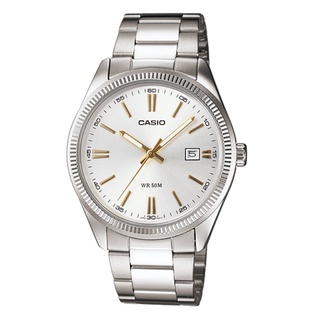 Casio นาฬิกาผู้ชาย สายสเตนเลส รุ่น MTP-1302D คาสิโอ้  ของใหม่ของแท้100% ประกันศูนย์ 1 ปี จากร้าน henghengwatch