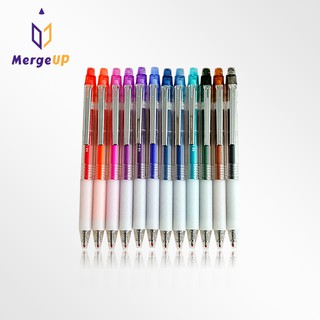 [แพ็ค 12 สี] ปากกาลบได้ เอ็มแอนด์จี M&amp;G 0.5 mm. No.AKPJ20604 ปากกา ลบได้ แบบกด ปากกาสี ปากกาเจล