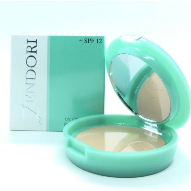 🌈🌈แป้งขายดีราคาถูกจ้า 🌈🌈แป้งZendoriแป้งปกปิด กันแดด spf12 เนียนใส