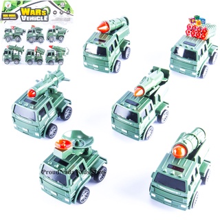 ProudNada Toys ของเล่นเด็ก รถทหาร จรวดมิสไซล์ ขีปนาวุธ 6 คัน TENGYI MINI MODEL WARS VEHICLE NO.8866D