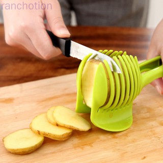 Plastic Potato Tomato Cutting Tool Lemon Shredders Round Fruit Vegetable Slicer Kitchen Tools Aaccessories ranchotion