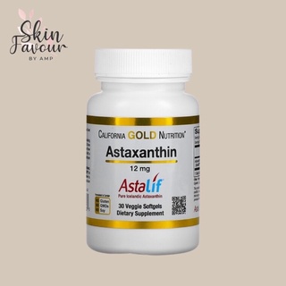 Astaxanthin, AstaLif Pure Icelandic, 12 mg, 30 Veggie Softgels Exp.03/24