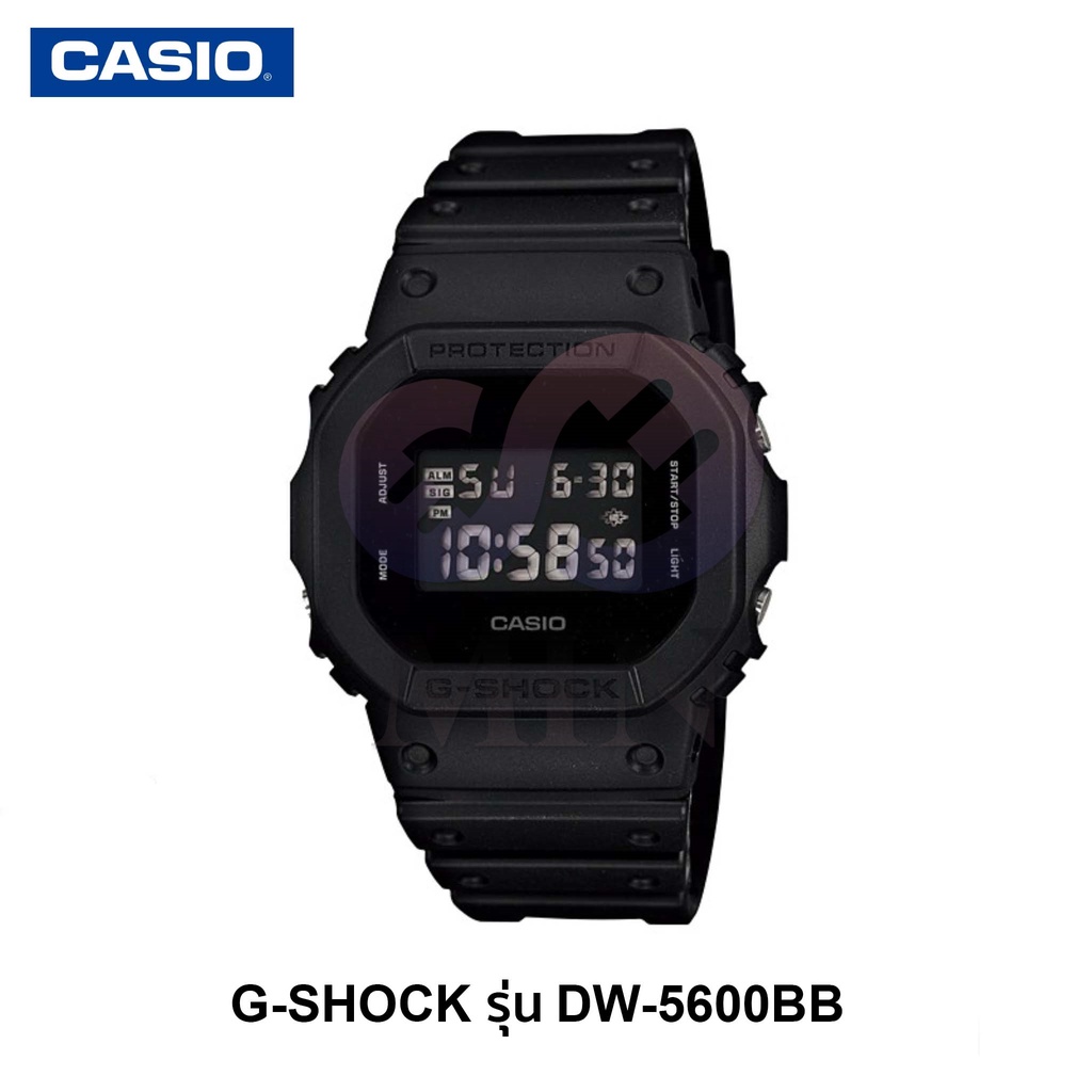 CASIO นาฬิกาข้อมือผู้ชาย G-SHOCK รุ่น DW-5600BB นาฬิกาข้อมือ นาฬิกาผู้ชาย นาฬิกากันน้ำ⌚