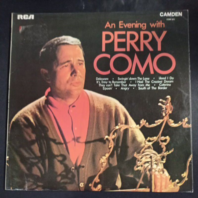 แผ่นเสียง 12 นิ้ว PERRY  COMO  นักร้อง ยอดนิยมในอดีต ทดลองฟังได้ครับ