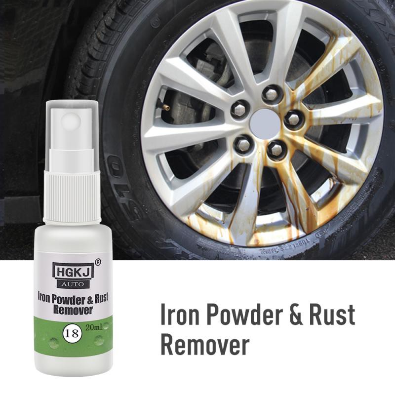 การดูแลกระจกรถยนต์ Car Paint Wheel Iron Powder Rust Remover Rust