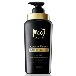 Mooi Keratin Plus++ Shampoo &amp; Conditioner 500 ml.