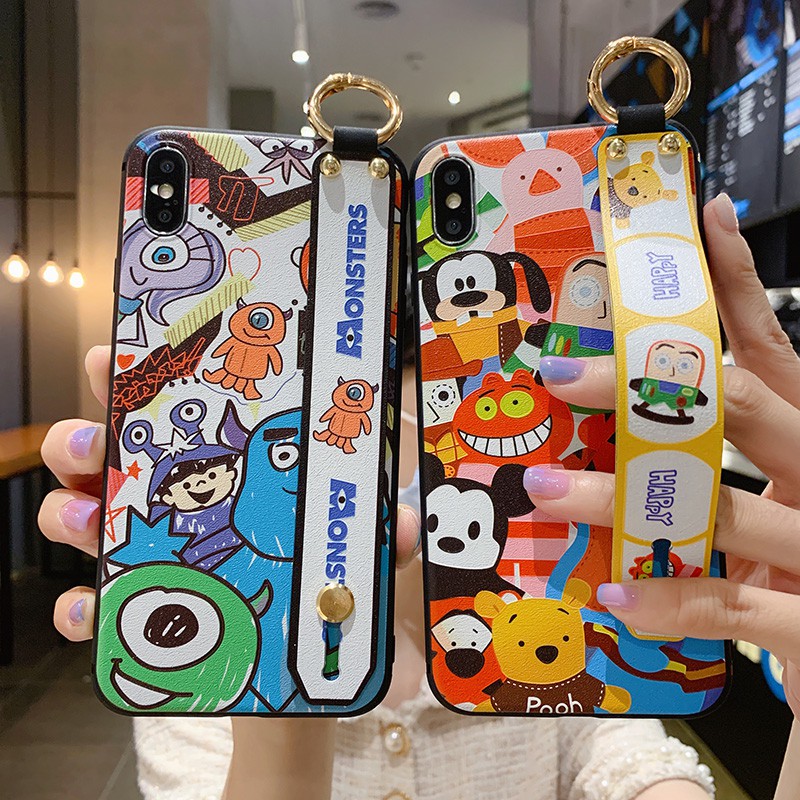 การ์ตูน อะนิเมะ ดิสนีย์ การระดมพลทั่วไป เคส สายรัดข้อมือ เคส Samsung Galaxy A52S A72 A52 A32 A42 A12 A71 A51 A31 A21S A70 A50 A30 A30S A50S A20 M51 M10 A10 A40 A750 A71 2018 5G case tpu ผู้หญิง ซิลิก้าเจล เคลือบ เคส