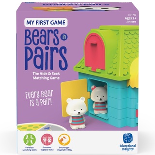 Educational Insights, My First Game: Bears in Pairs ชุดเกมแรกของฉัน หมีน้อยตามหาคู่ ของเล่นเด็ก 2 ปีขึ้นไป