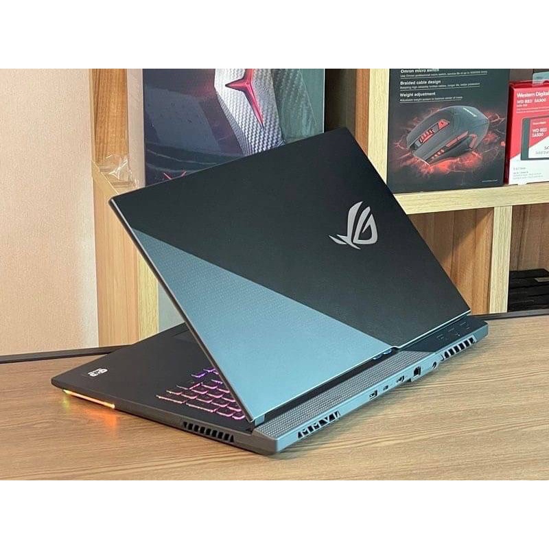 Asus ROG Strix G17 GL743QE -HX088T Ryzen 9 5900HX SSD512GB RAM16GB RTX 3050 Ti (4GB GDDR6)ครบกล่องปร