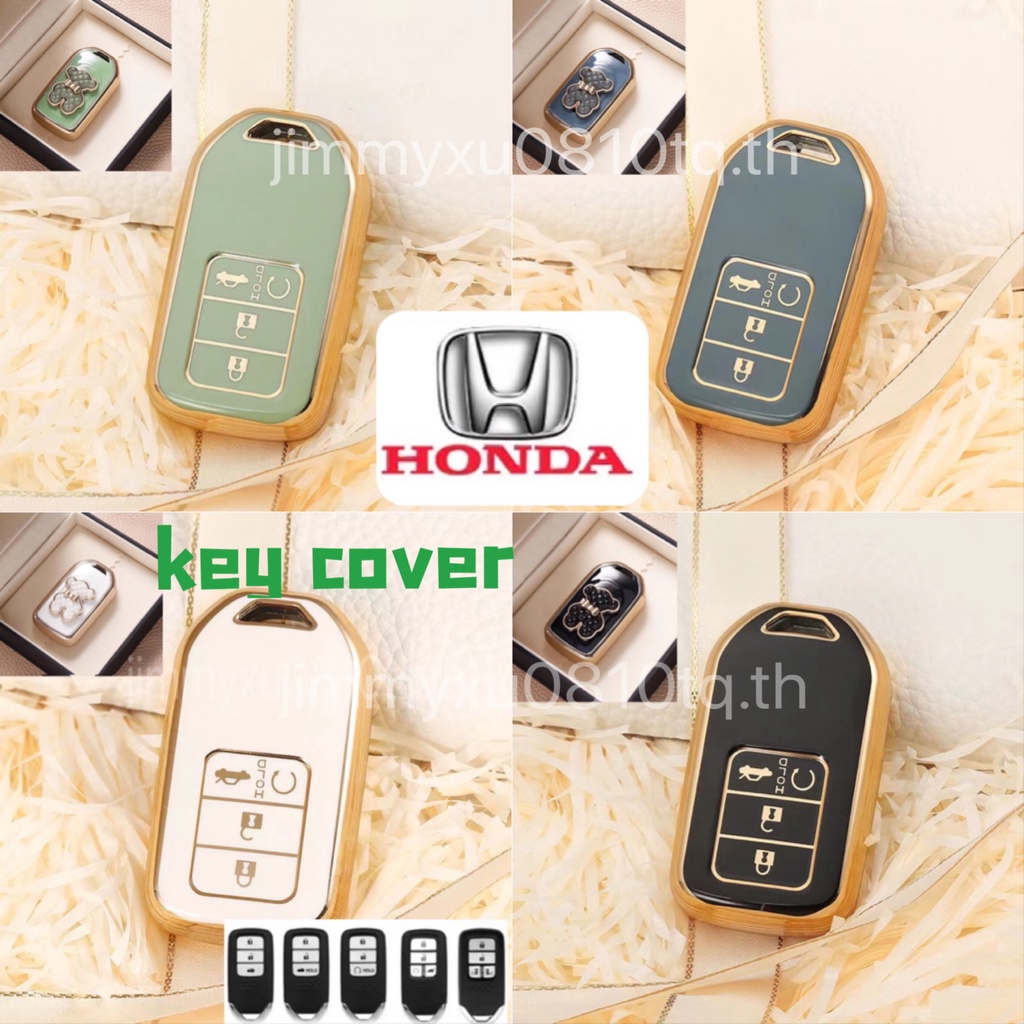 ปลอกกุญแจ Honda CITY JAZZ CIVIC HRV CRV BRV Smartkey 2ปุ่ม 3ปุ่ม 4ปุ่ม honda cover 2022