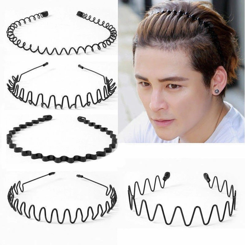ที่คาดผมโลหะทรงหยักศกฤดูใบไม้ผลิ