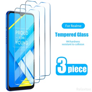 3 ชิ้น ฟิล์มกระจก Tempered Glass On OPPO Realme 3 5 6 7 Q3 8i X2 X7 X50 8 Pro 5G X3 X Lite XT 3i 5s 5i 6s 6i 4G Screen Protector For Realme GT Master NEO 2 neo2 C2 C3 C11 2021 C12 C15 C17 C20 C20A C21 C21y C25 C25s Narzo 30 30A 5G 4G glass film