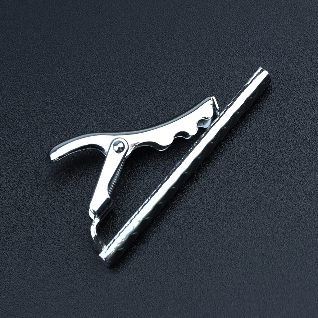 Zonfaz 4 ซม.แฟชั ่ นเงินเนคไทคลิปโลหะประณีตปฏิบัติ Pin Clasp ธุรกิจงานแต ่ งงาน Tie อุปกรณ ์ เสริมของขวัญ - รูปที่ 4
