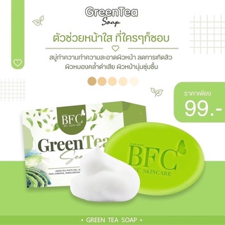 สบู่ BFC สบู่ชาเขียว ลดสิว 50g.