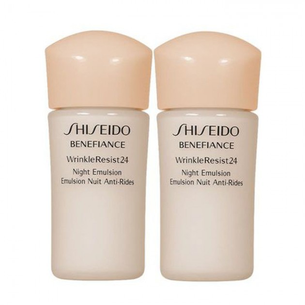 แพ็คคู่ Shiseido Benefiance Wrinkle Resist 24 Night Emulsion 1