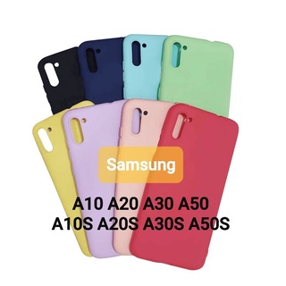 A10 A10S A20 A20S A30 A30S A50 A50S Samsung เคสพาสเทล เคสซิลิโคน เคสสีล้วน