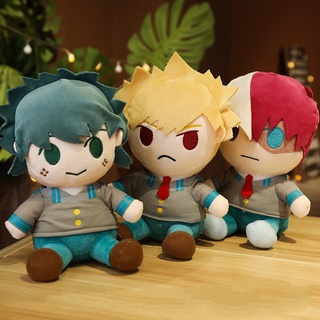 ตุ๊กตายัดนุ่น อนิเมะ My Hero Academia Bakugou Katsuki Todoroki Shotov Midoriya Izuku (25 ซม.)