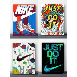 Nike โปสเตอร์โลหะ สําหรับตกแต่งผนังบาร์