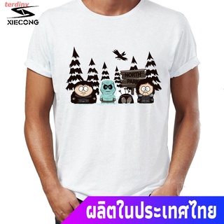 terdiny เสื้อยืดยอดนิยม 2021 Mens Short Sleeve T Shirt Game Of Thrones The North Park South Park Tee เสื้อยืดพิมพ์ลาย P