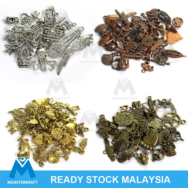 Pewter Charms Assortments 50 กรัม/แพ็ค