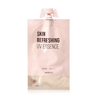 (1ซอง) Merrezca Skin Refreshing UV Essence SPF50+/PA++++ 5ml (05899) เมอร์เรซกา เอสเซนส์ ครีมกันแดดเนื้อน้ำ