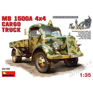 MI35150 MB 1500A 4×4 CARGO TRUCK 1/35