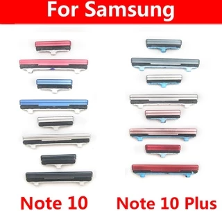 อะไหล่ปุ่มปรับระดับเสียง สําหรับ Samsung Galaxy Note9 Note9 10 Plus ปุ่มสวิตช์เปิด-ปิด สําหรับ
