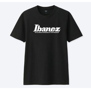 IBANEZ GUITAR MUSIC ROCK BAND T SHIRT เสื้อยืด COTTON 100% M-XXXL