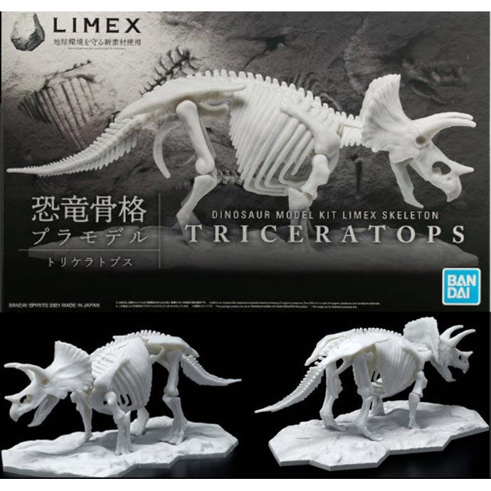 (พร้อมส่ง) Dinosaur Model Kit Limex Skeleton Triceratops โมเดล โครงกระดูก ไดโนเสาร
