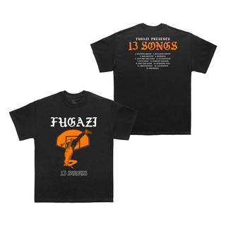 เสื้อยืดสีขาวFugazi - 13 SONGS / เสื้อยืดพรีเมี่ยม / เสื้อยืดพรีเมี่ยม / เสื้อยืดเพลง / นานาชาติ / เสื้อยืดพรีเมี่ยม / พ