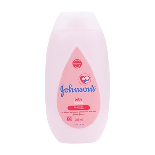 Johnsons Baby Lotion จอห์นสัน เบบี้ โลชั่น สำหรับทารก ให้ความชุ่มชื่น ปกป้องผิว ขนาด 200 ml 14751