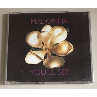 ซีดีซิงเกิ้ล ของแท้ ลิขสิทธิ์ มือ 2 สภาพดี...ราคา 250 บาท “Madonna” ซิงเกิ้ล "Youll See"*แผ่นMade in Germany*